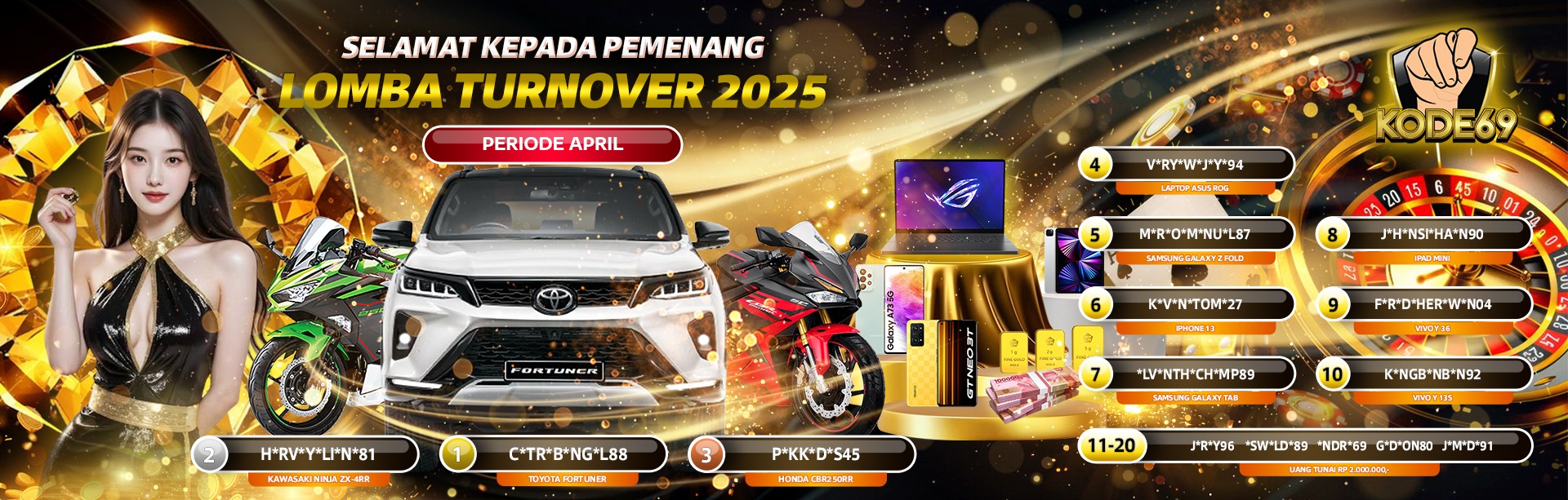 EVENT LOMBA TURNOVER